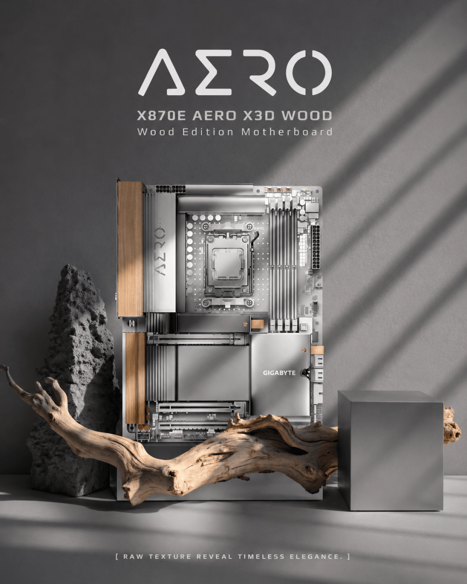 GIGABYTE X870E AERO X3D WOOD-1-Nano Komputer