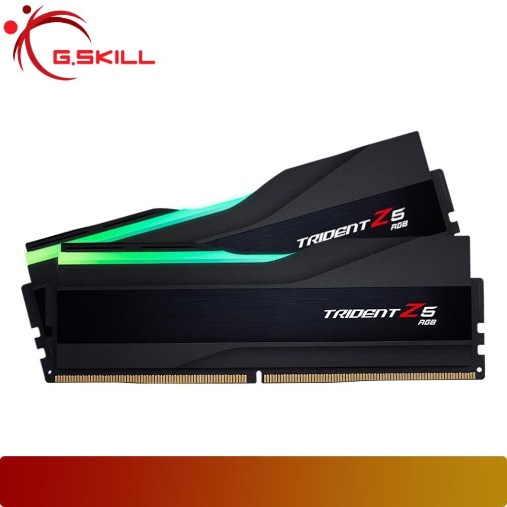 G.SKILL Trident Z5 RGB 128GB (2x64GB) 6400MT/s Kit CL36 Black - 1 - Nano Komputer