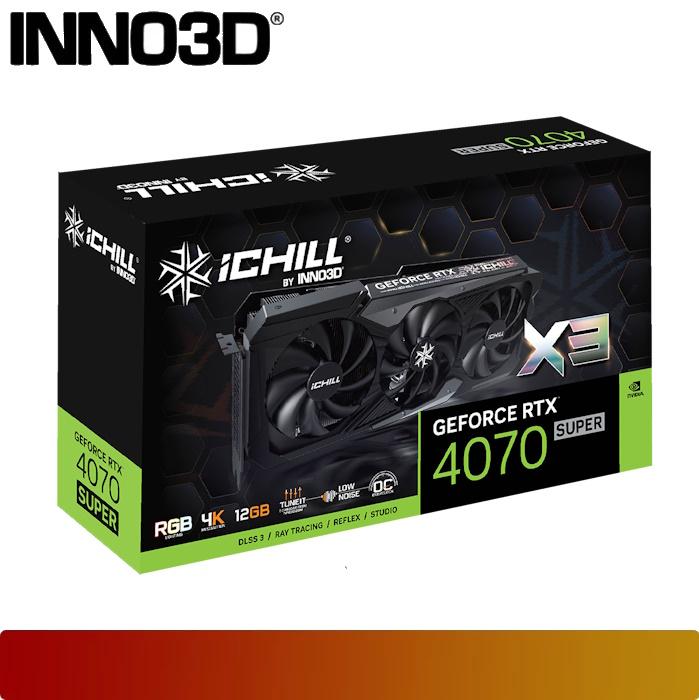 INNO3D GEFORCE RTX 4070 SUPER ICHILL X3 12GB GDDR6X - 3 - Nano Komputer