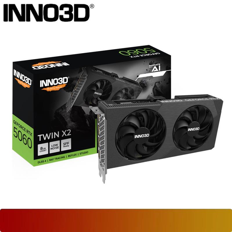 INNO3D GeForce RTX 5060 TWIN X2 8GB GDDR7 - 1 - Nano Komputer