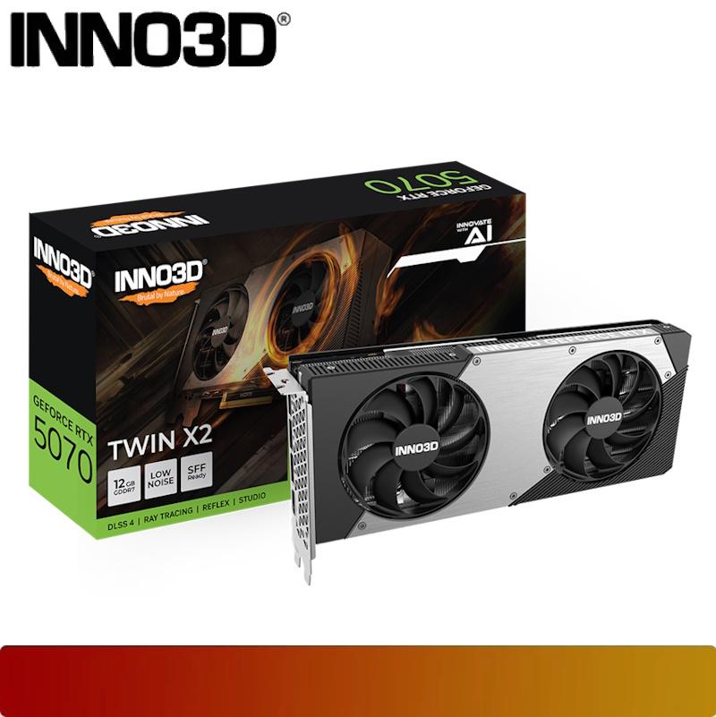 INNO3D GeForce RTX 5070 TWIN X2 12GB GDDR7 - 1 - Nano Komputer