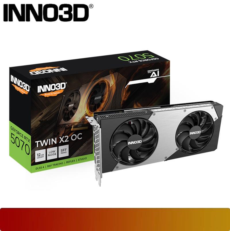 INNO3D GeForce RTX 5070 TWIN X2 OC 12GB GDDR7 - 1 - Nano Komputer
