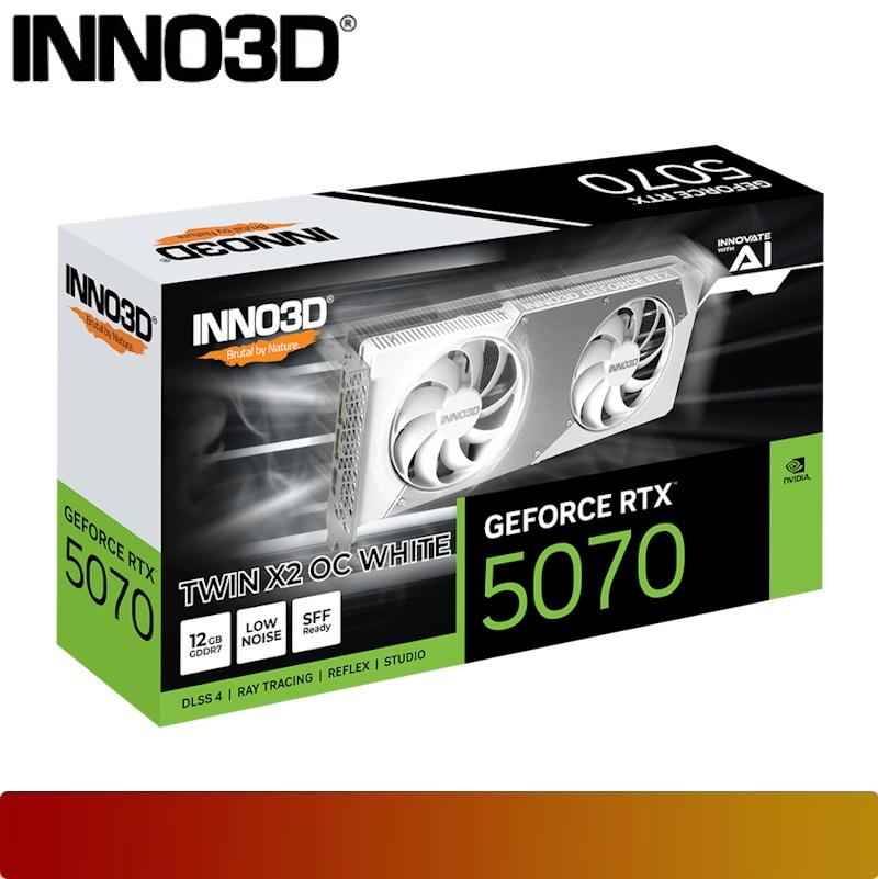 INNO3D GeForce RTX 5070 TWIN X2 OC WHITE 12GB GDDR7 - 3 - Nano Komputer