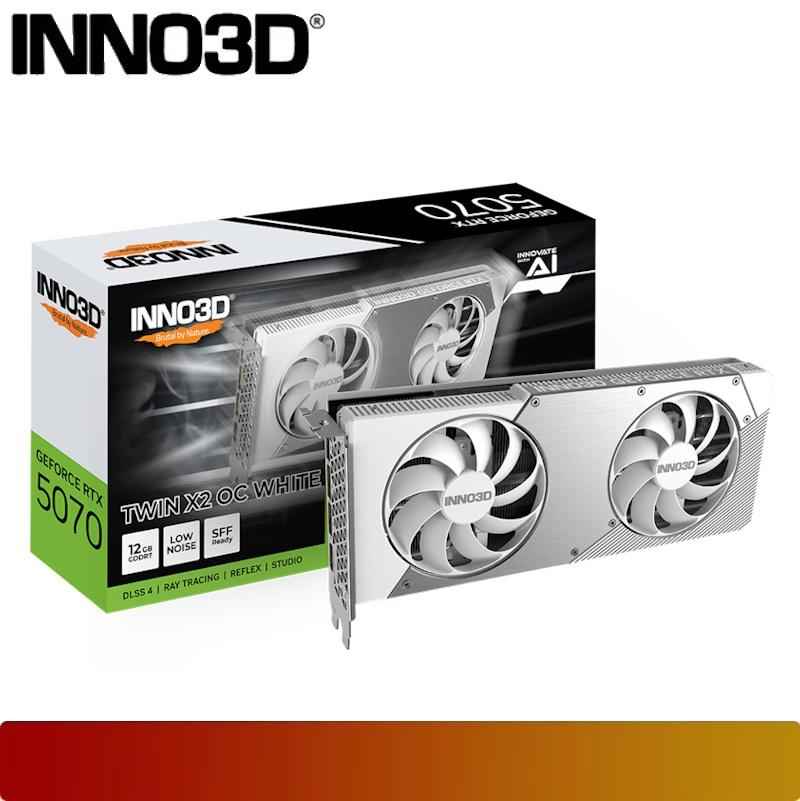 INNO3D GeForce RTX 5070 TWIN X2 OC WHITE 12GB GDDR7 - 1 - Nano Komputer