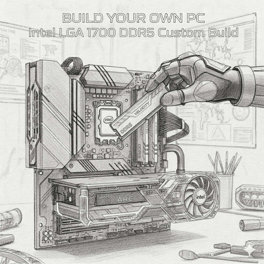 Intel LGA 1700 DDR5 Build - 1 - Nano Komputer