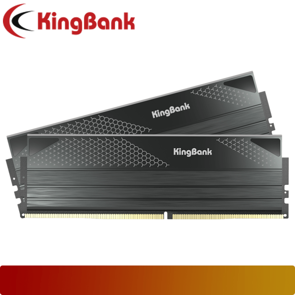 KingBank Dark DDR5 32GB Kit (2 x 16GB) 6000 MT/s CL28 Black A - Die - 1 - Nano Komputer