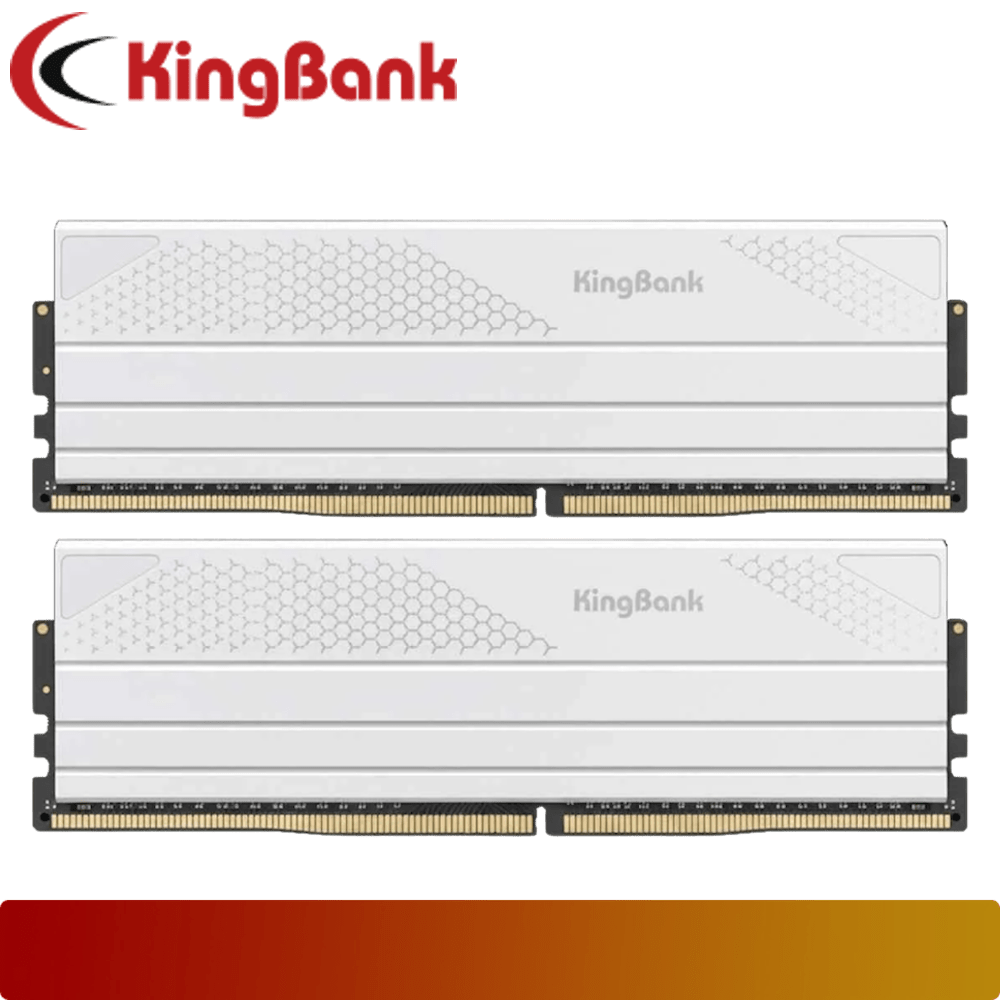 KingBank Dark DDR5 32GB Kit (2 x 16GB) 6000 MT/s CL28 White A - Die - 2 - Nano Komputer