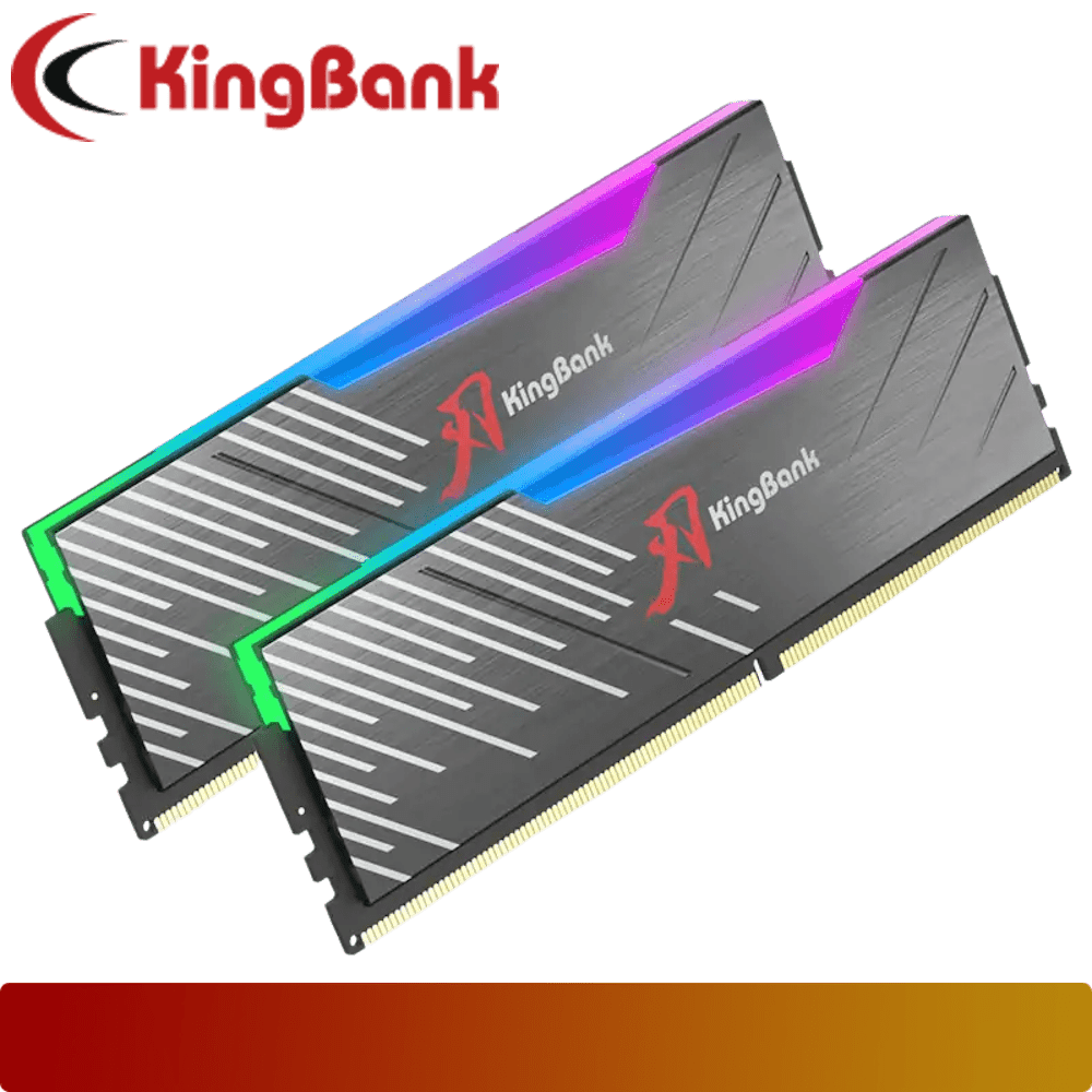 KingBank Sharp Blade RGB DDR5 32GB Kit (2 x 16GB) 6000 MT/s CL28 Grey A - Die - 3 - Nano Komputer