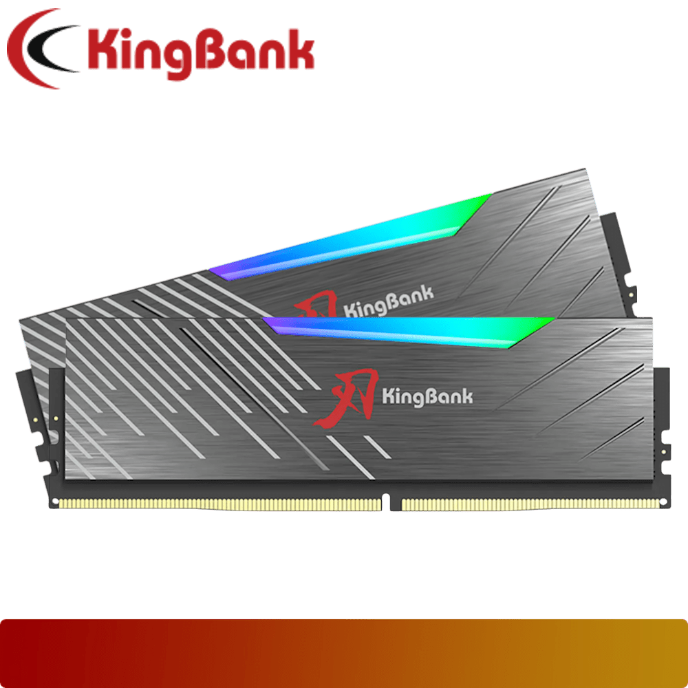 KingBank Soarblade RGB DDR5 32GB Kit (2 x 16GB) 6400 MT/s CL32 Grey M - Die - 1 - Nano Komputer