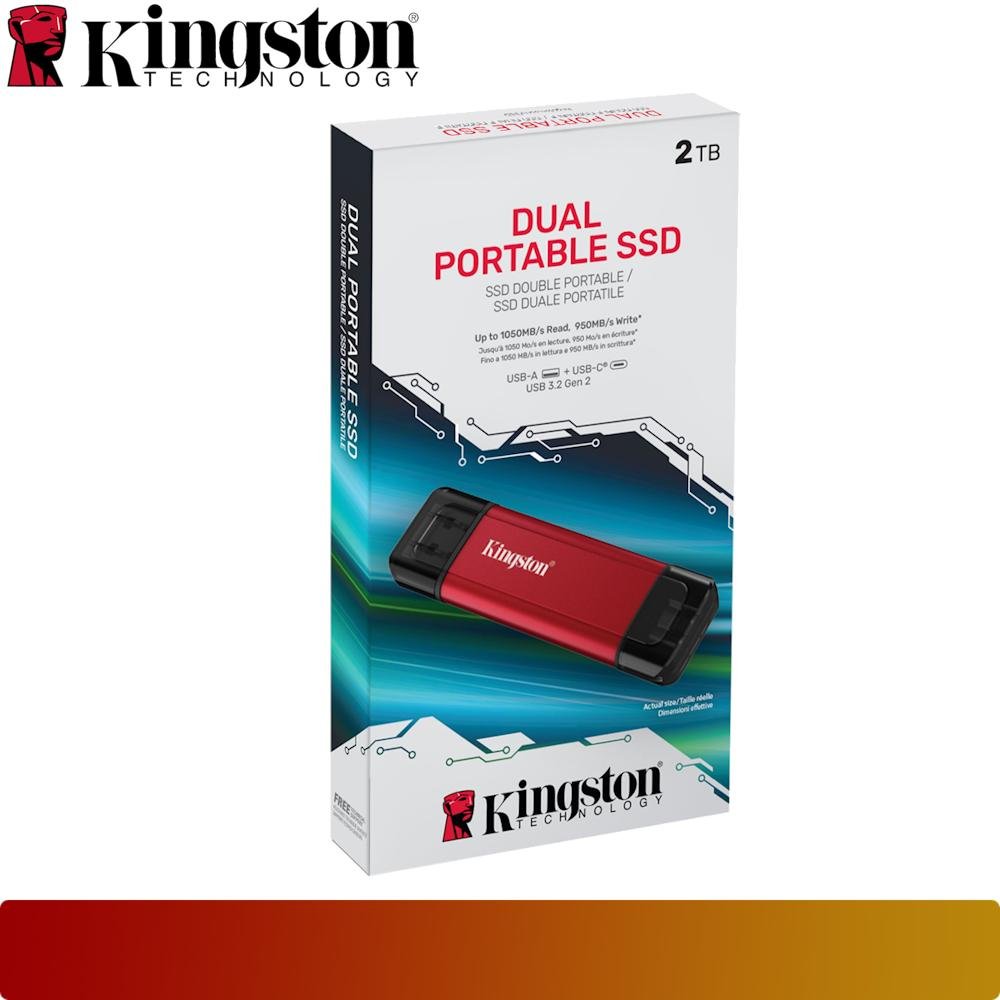 KINGSTON Dual Portable 2TB Solid State Drive-4-Nano Komputer