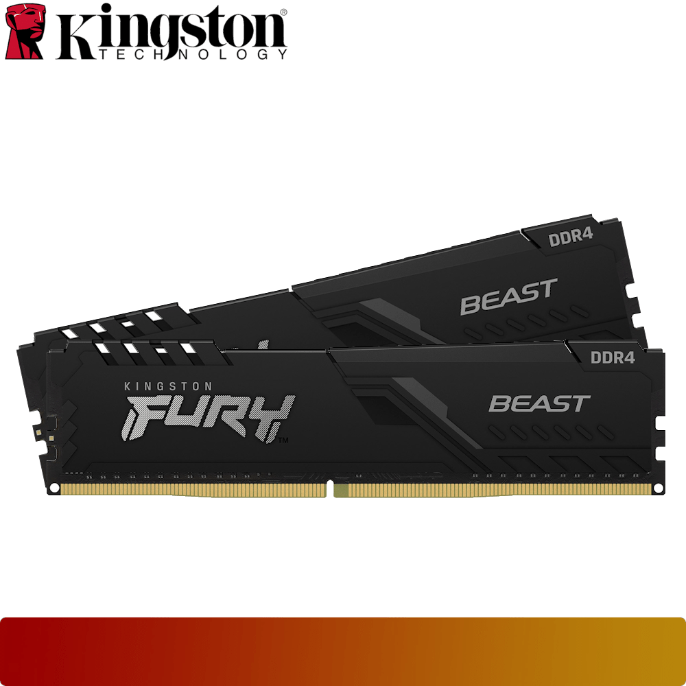KINGSTON Fury Beast DDR4 32GB (2x16GB) 3200MTs Kit CL16 Black-1-Nano Komputer
