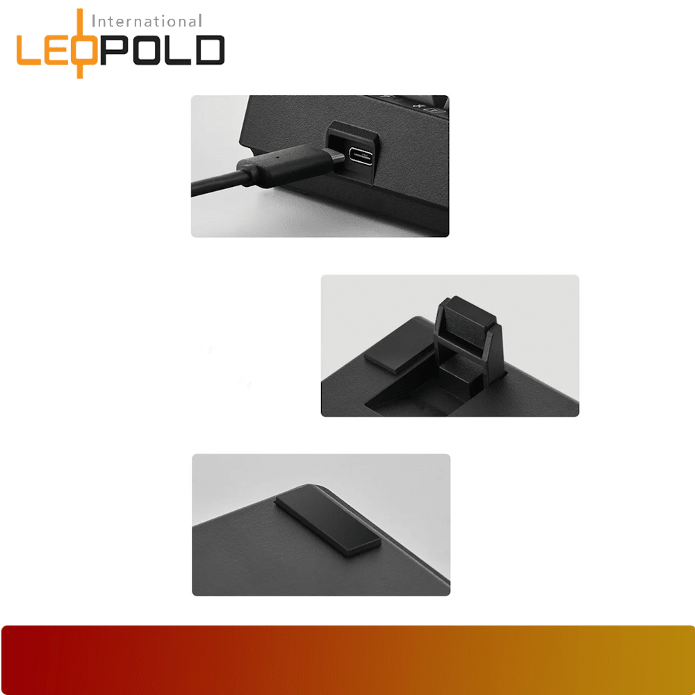 LEOPOLD FC650MDSBTS Bluetooth Blue/Grey PD 65% Cherry MX Silent Red Double Shot PBT Mechanical Keyboard-5-Nano Komputer