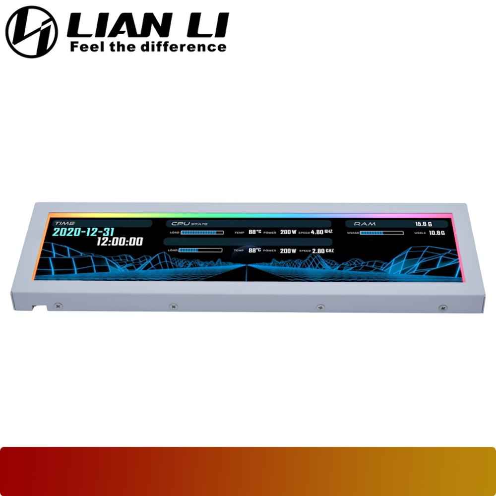 LIAN LI 8.8″ Universal Screen (US88v1) | Adjustable Mount ARGB Lighting Temp Display - 3 - Nano Komputer