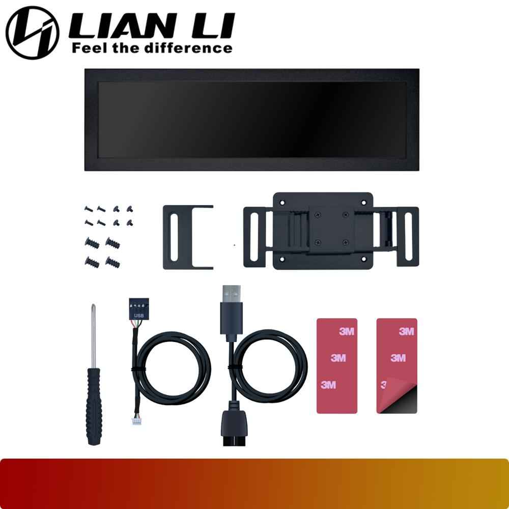 LIAN LI 8.8″ Universal Screen (US88v1) | Adjustable Mount ARGB Lighting Temp Display - 7 - Nano Komputer