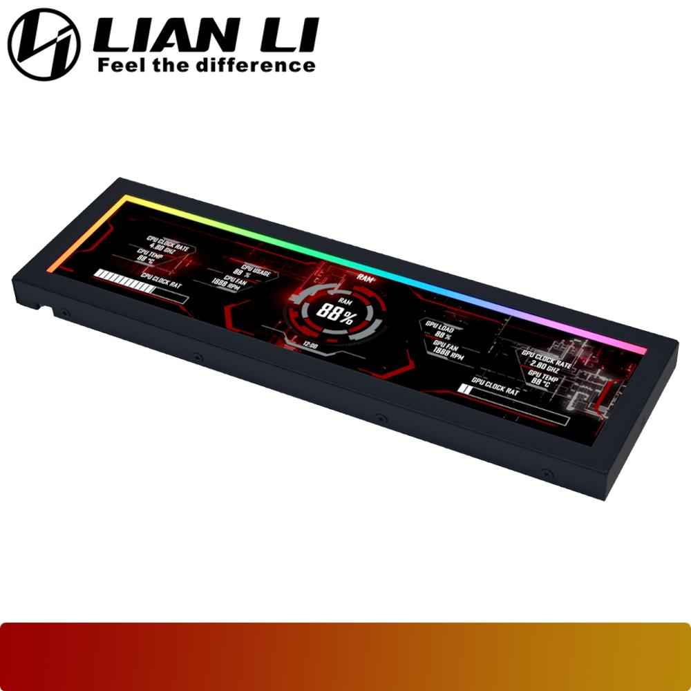 LIAN LI 8.8″ Universal Screen (US88v1) | Adjustable Mount ARGB Lighting Temp Display - 2 - Nano Komputer
