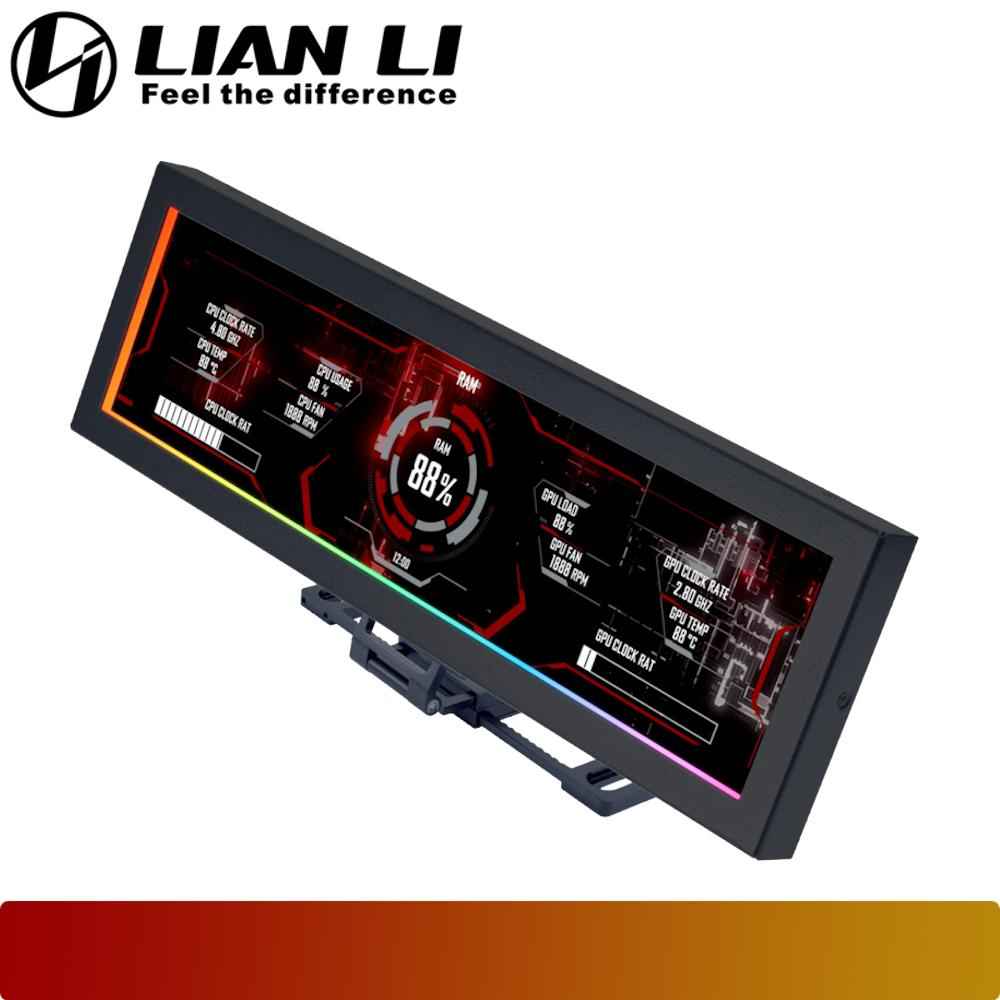 LIAN LI 8.8″ Universal Screen (US88v1) | Adjustable Mount ARGB Lighting Temp Display - 10 - Nano Komputer