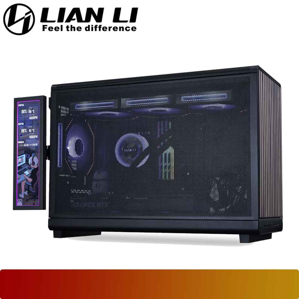 LIAN LI 8.8″ Universal Screen (US88v1) | Adjustable Mount ARGB Lighting Temp Display - 8 - Nano Komputer