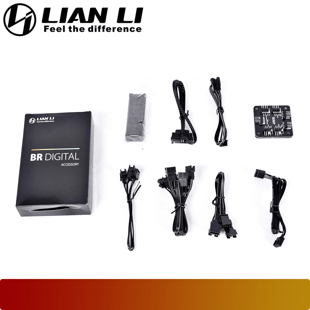 LIAN LI Bora Digital A - RGB Silver Triple Pack - 5 - Nano Komputer