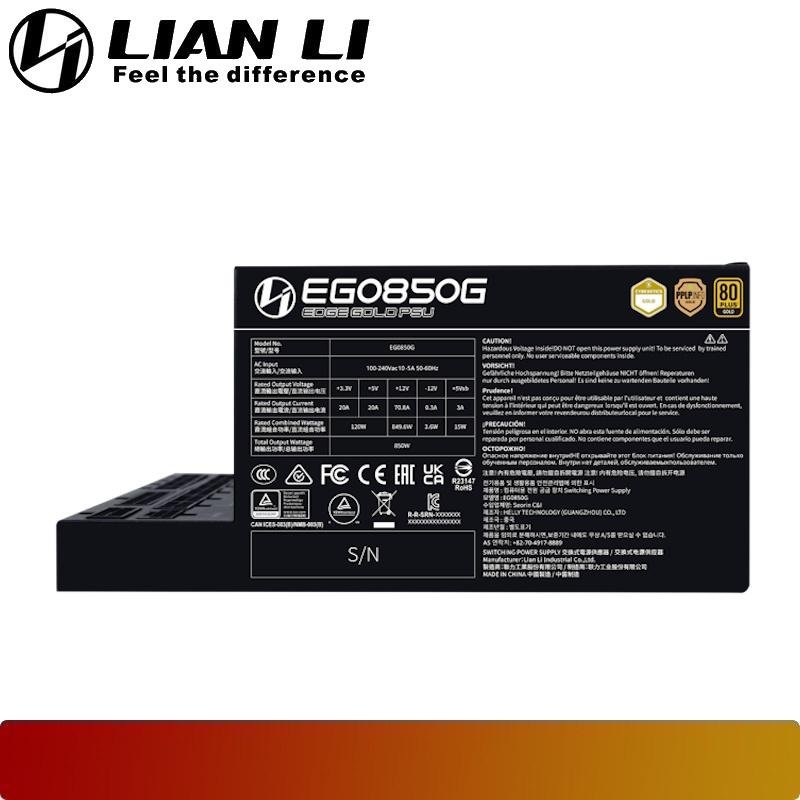 LIAN LI EDGE GOLD 850W | PSU 850W 80+ Gold ATX 3.1 PCIe 5.1 Fully Modular - 4 - Nano Komputer