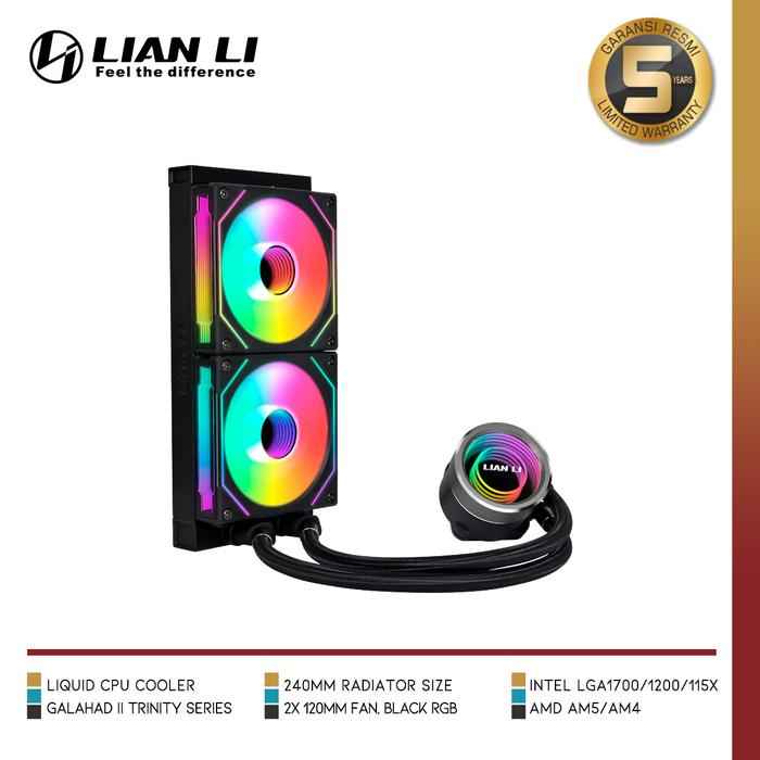 LIAN LI Galahad II Trinity 240 ARGB AIO UNI FAN SL - INFINITY - 7 - Nano Komputer