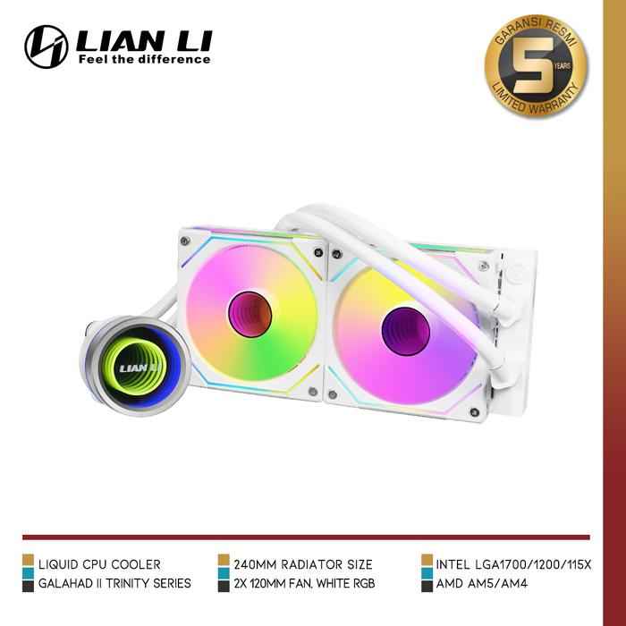 LIAN LI Galahad II Trinity 240 ARGB AIO UNI FAN SL - INFINITY - 2 - Nano Komputer