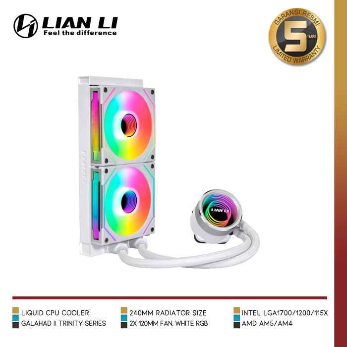 LIAN LI Galahad II Trinity 240 ARGB AIO UNI FAN SL - INFINITY - 8 - Nano Komputer