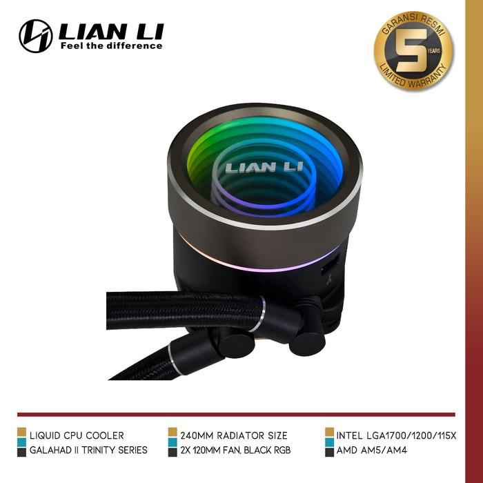LIAN LI Galahad II Trinity 240 ARGB AIO UNI FAN SL - INFINITY - 3 - Nano Komputer