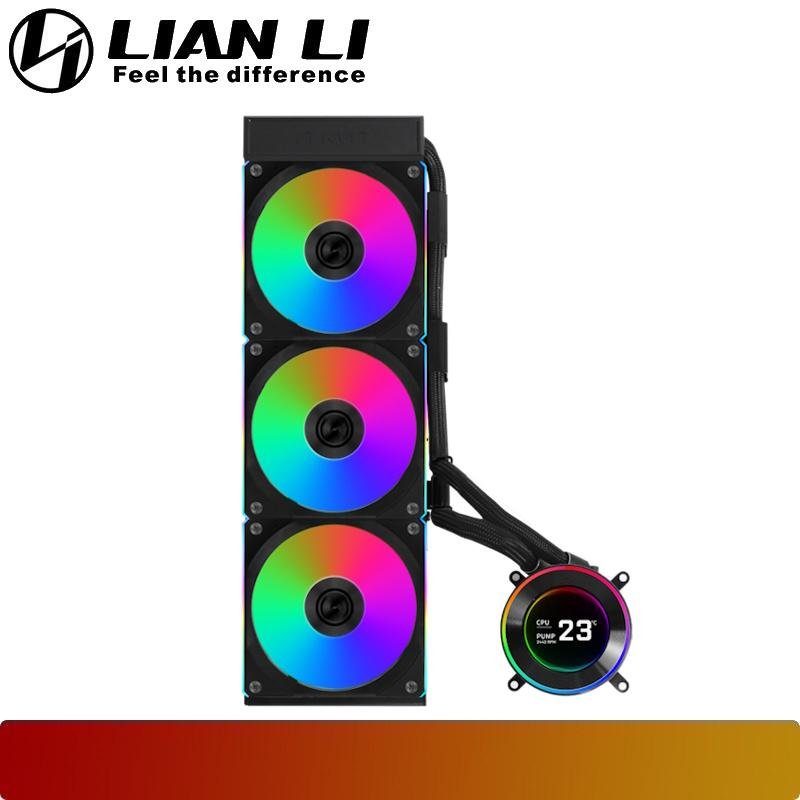 LIAN LI Hydroshift II LCD - C 360CL | 2.1" IPS 60Hz LCD Screen AIO Liquid Cooler with UNI FAN CL Wireless Fan - 6 - Nano Komputer