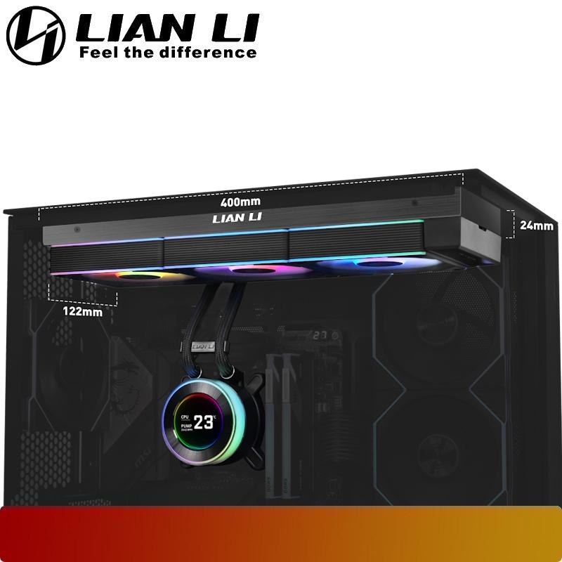 LIAN LI Hydroshift II LCD - C 360CL | 2.1" IPS 60Hz LCD Screen AIO Liquid Cooler with UNI FAN CL Wireless Fan - 4 - Nano Komputer