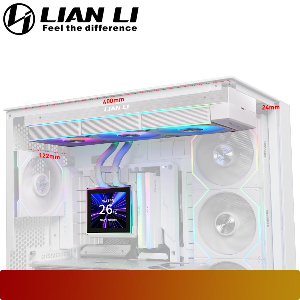LIAN LI HydroShift II LCD - S 360 CL - 7 - Nano Komputer