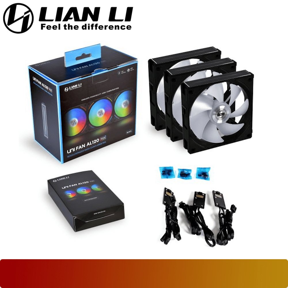 LIAN LI UNI FAN AL120 RGB Triple Pack - 6 - Nano Komputer