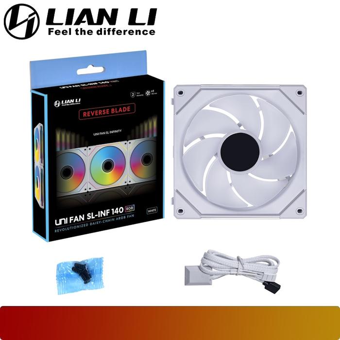 LIAN LI UNI FAN SL - INF 140 REVERSE BLADE | Infinity Mirror ARGB Fan - 7 - Nano Komputer