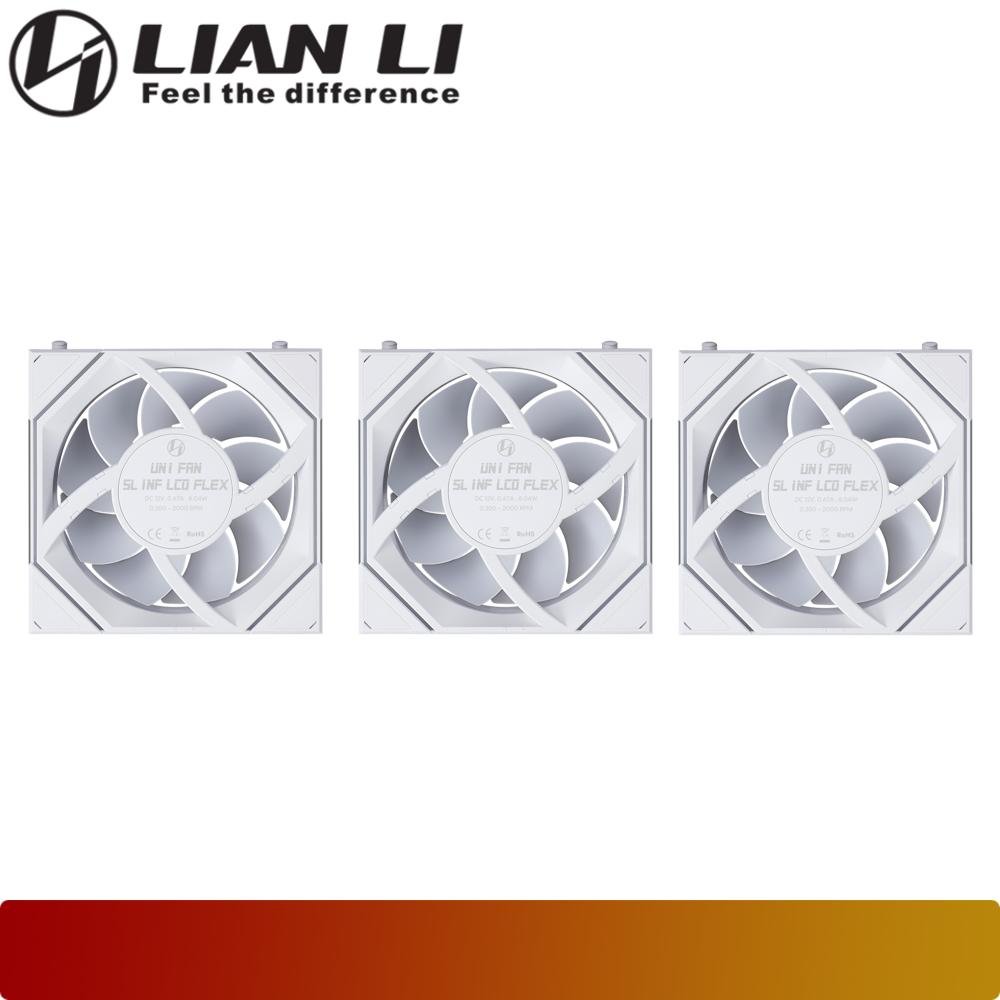 LIAN LI UNI FAN SL-INF LCD FLEX 120 Triple Pack-5-Nano Komputer