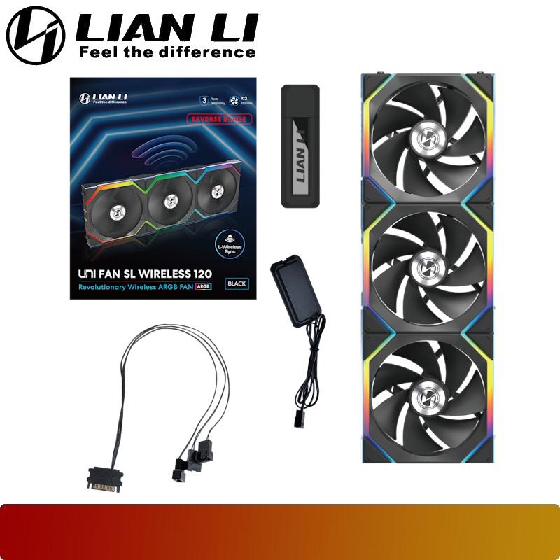 LIAN LI UNI FAN SL Wireless 120 Reverse Blade Triple Pack - 8 - Nano Komputer