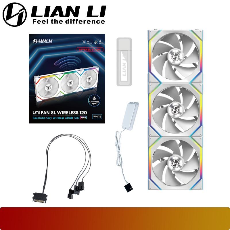 LIAN LI UNI FAN SL Wireless 120 Reverse Blade Triple Pack - 9 - Nano Komputer