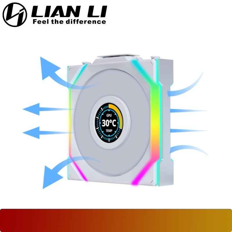 LIAN LI UNI FAN SL Wireless LCD 120 Reverse Blade Single Pack
