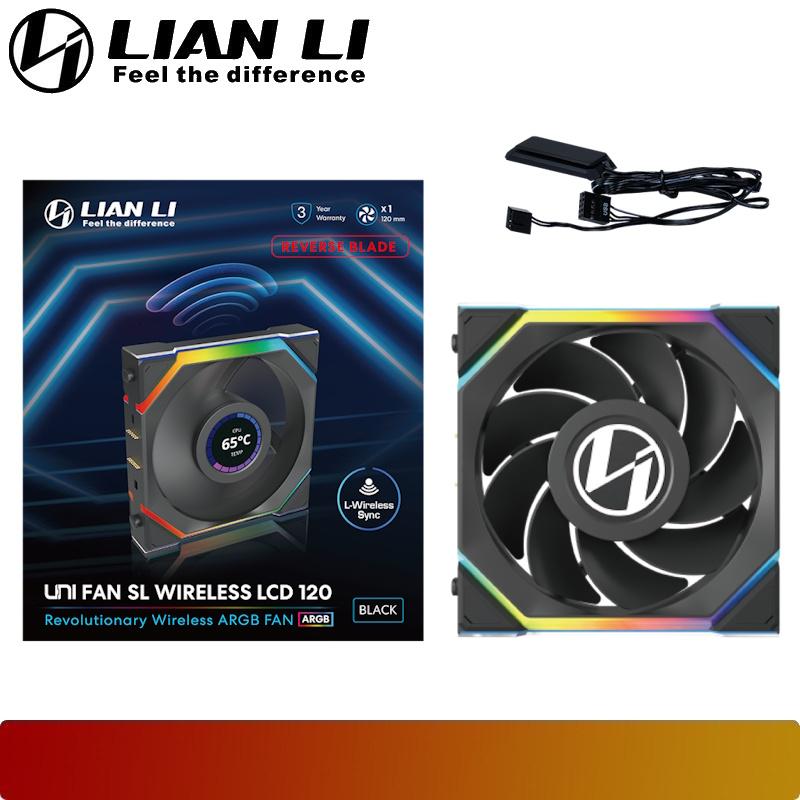 LIAN LI UNI FAN SL Wireless LCD 120 Reverse Blade Single Pack - 8 - Nano Komputer