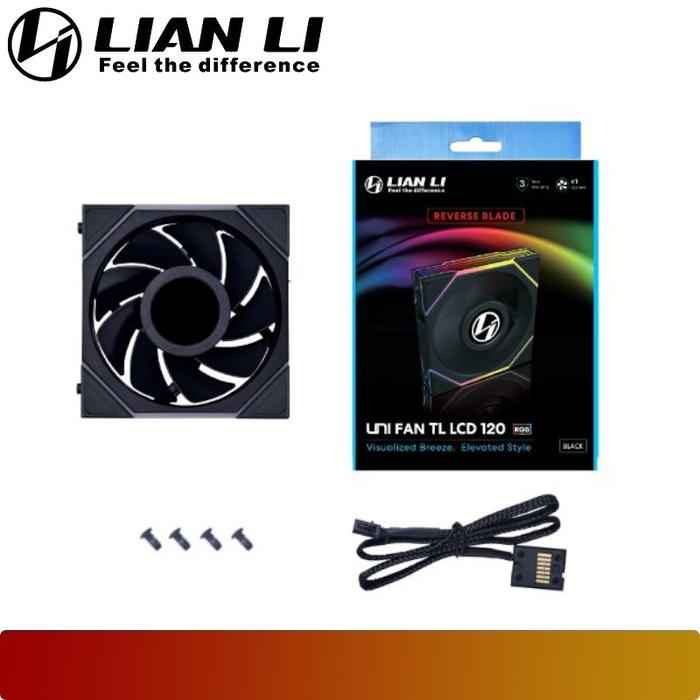 LIAN LI UNI FAN TL LCD 120 Reverse Blade Single Pack - 4 - Nano Komputer