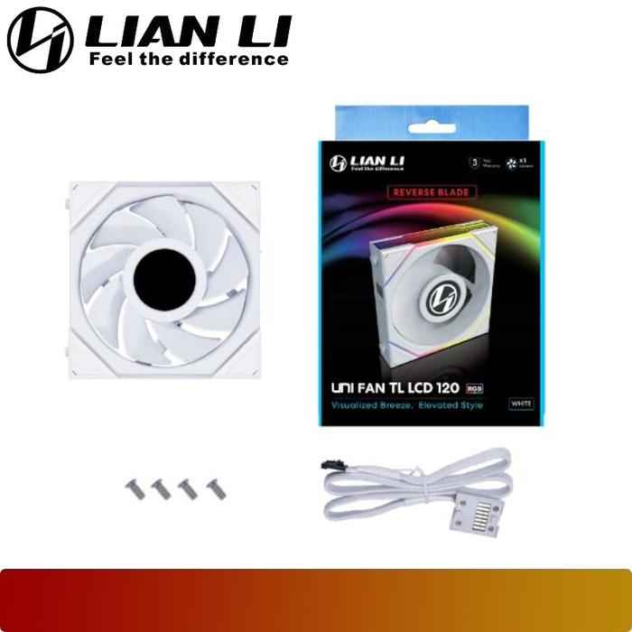 LIAN LI UNI FAN TL LCD 120 Reverse Blade Single Pack - 5 - Nano Komputer