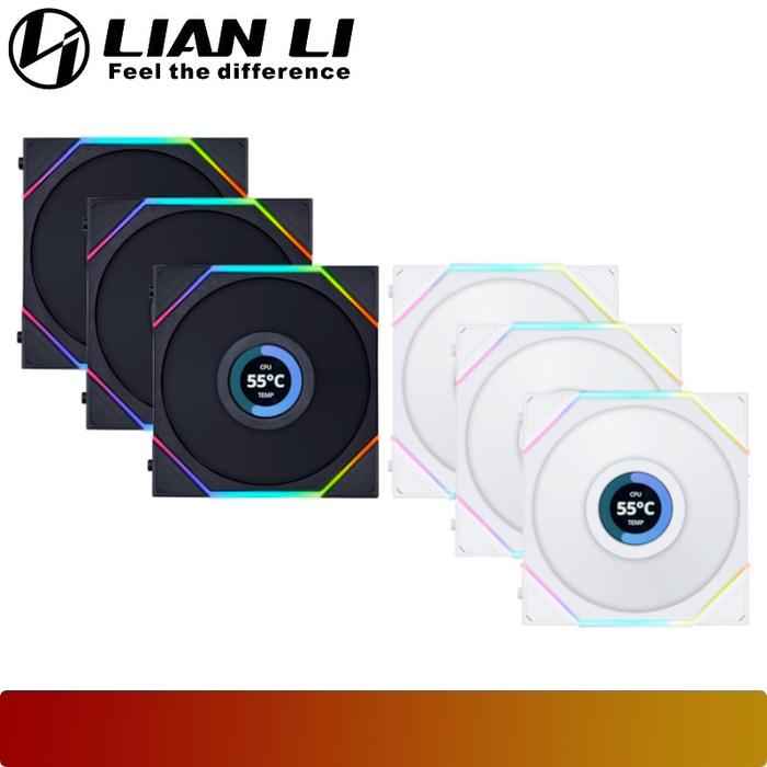 LIAN LI UNI FAN TL LCD 120 Reverse Blade Triple Pack - 1 - Nano Komputer