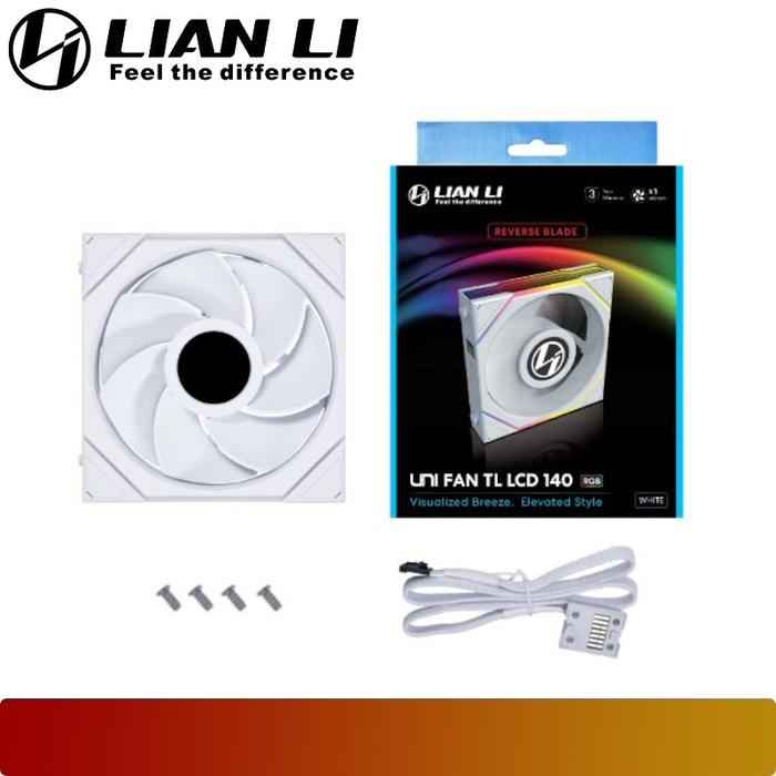 LIAN LI UNI FAN TL LCD 140 Reverse Blade Single Pack - 5 - Nano Komputer