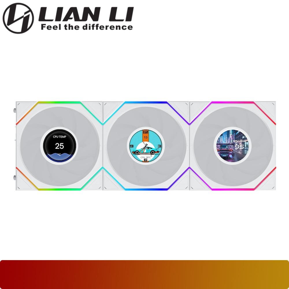 LIAN LI UNI FAN TL LCD FLEX 120 Triple Pack Reverse Blade-7-Nano Komputer