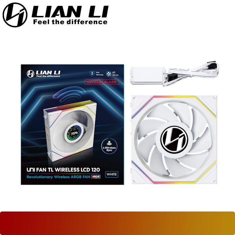 LIAN LI UNI FAN TL120 LCD Reverse Blade Wireless Single Pack - 7 - Nano Komputer