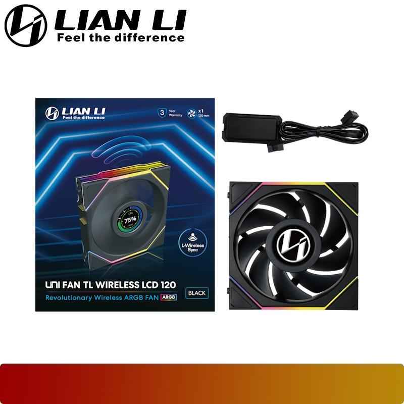 LIAN LI UNI FAN TL120 LCD Wireless Single Pack - 8 - Nano Komputer
