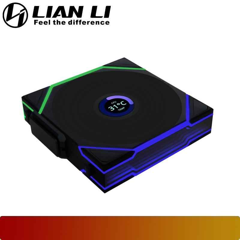 LIAN LI UNI FAN TL120 LCD Wireless Single Pack - 4 - Nano Komputer