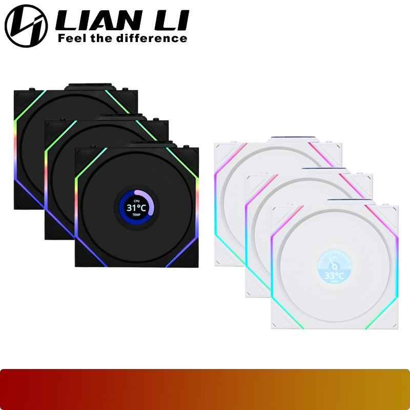 LIAN LI UNI FAN TL120 LCD Wireless Triple Pack - 1 - Nano Komputer