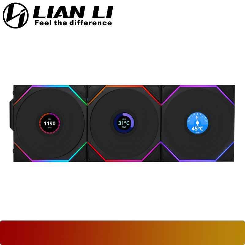 LIAN LI UNI FAN TL120 LCD Wireless Triple Pack - 2 - Nano Komputer