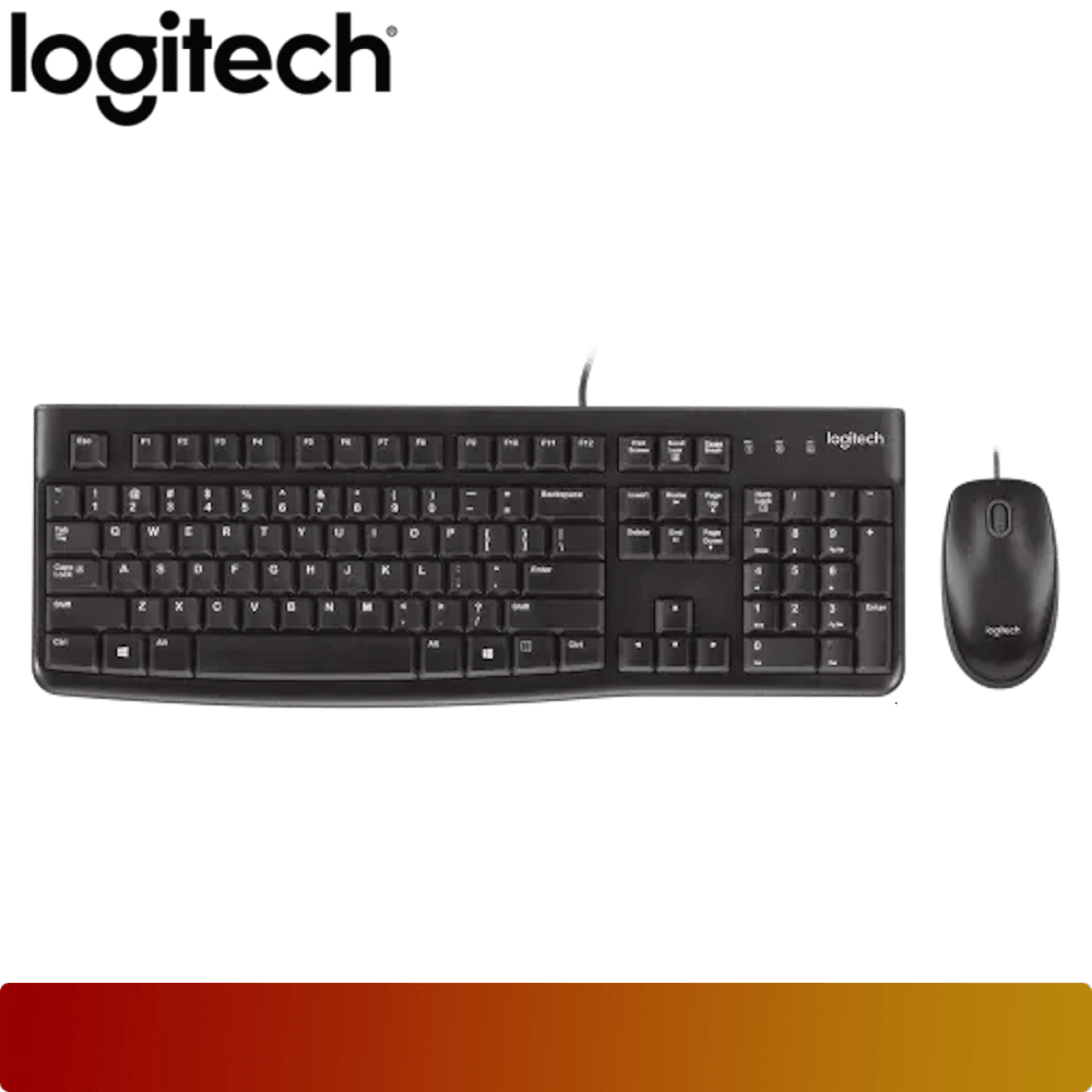 LOGITECH MK120 Corded Keyboard and Mouse Combo-1-Nano Komputer