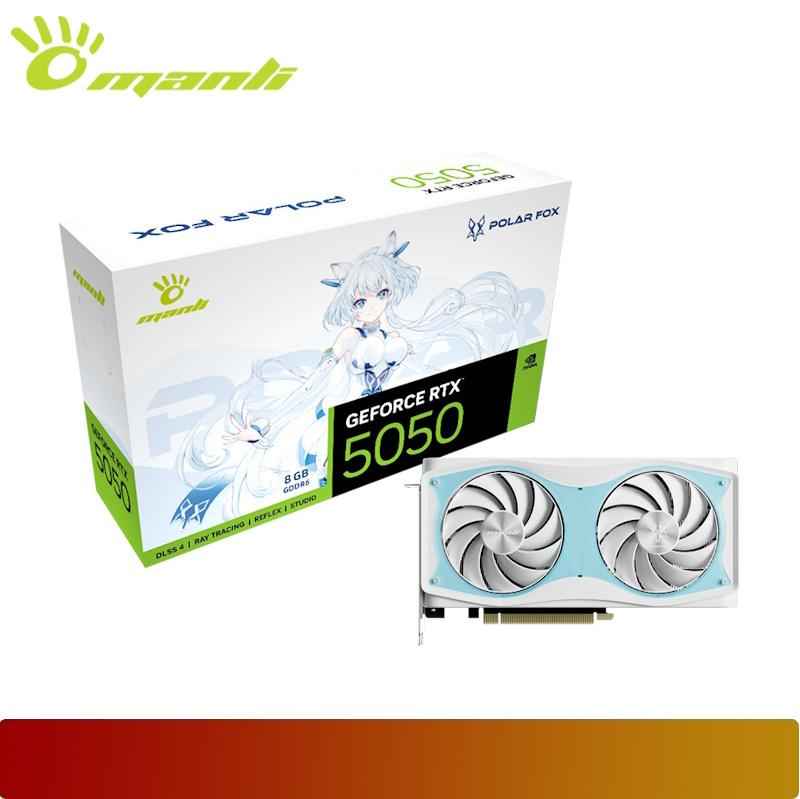MANLI Polar Fox GeForce RTX 5050 OC 8GB GDDR6