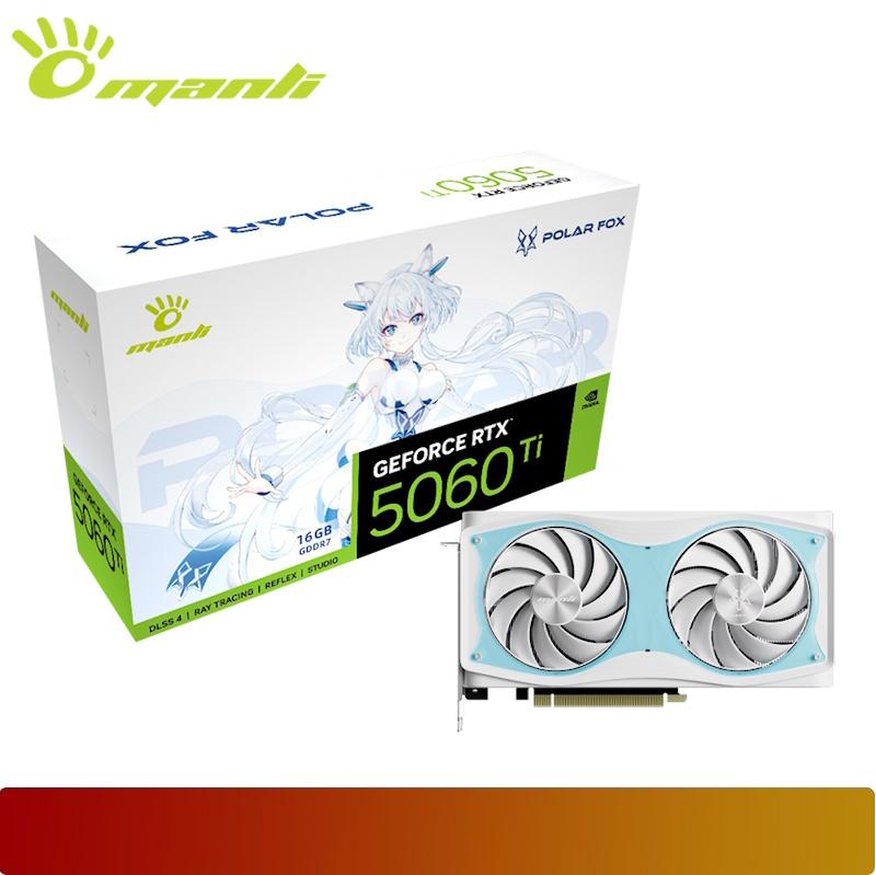 MANLI Polar Fox GeForce RTX 5060 Ti OC 16GB GDDR7 - 1 - Nano Komputer